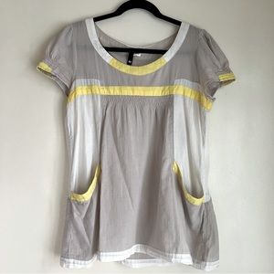 H&M Color-blocked Blouse Size 12